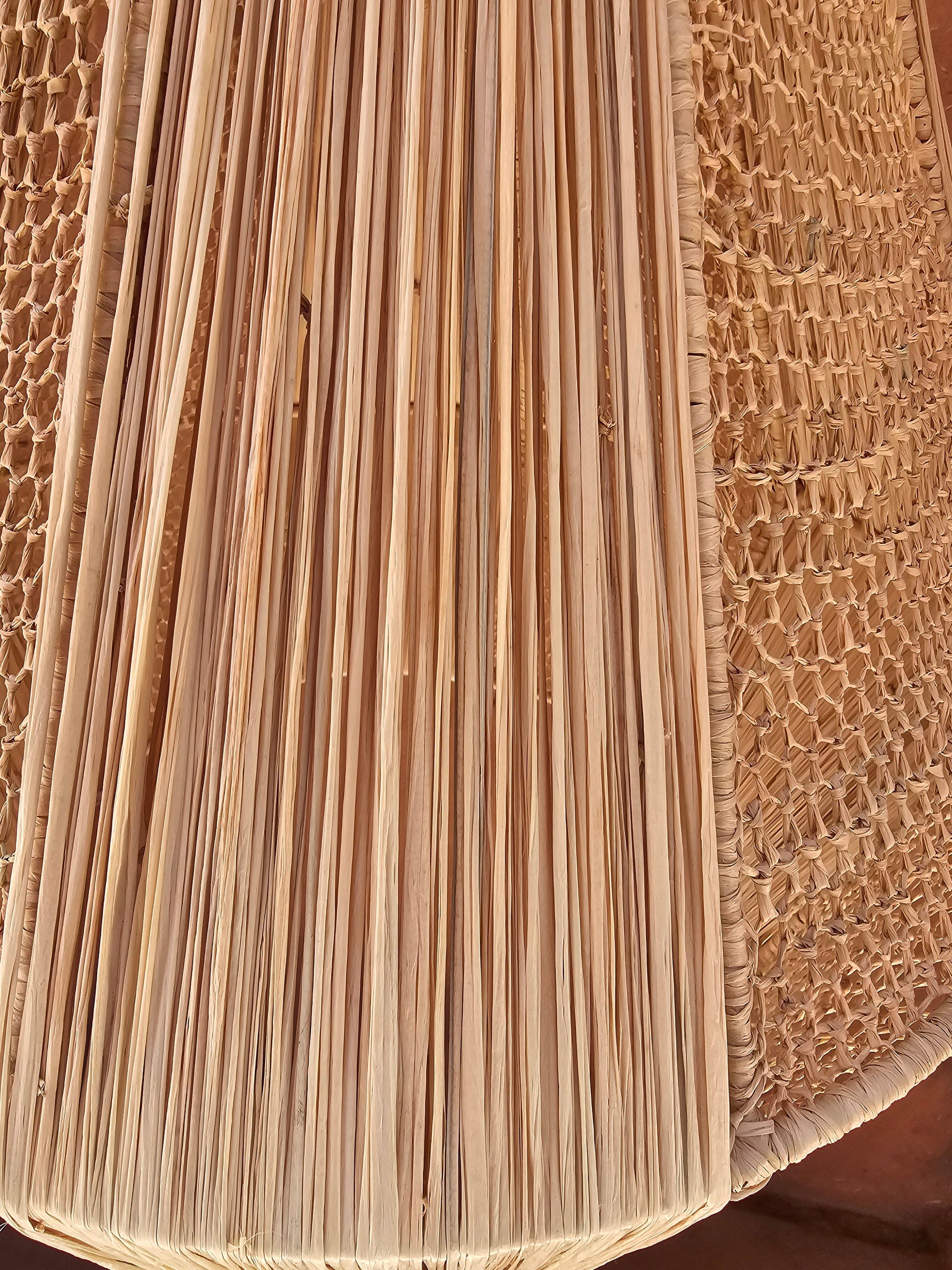 Raffia Pendant Light , Hanging Lamp Shade in Raffia