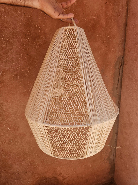 Raffia Pendant Light , Hanging Lamp Shade in Raffia