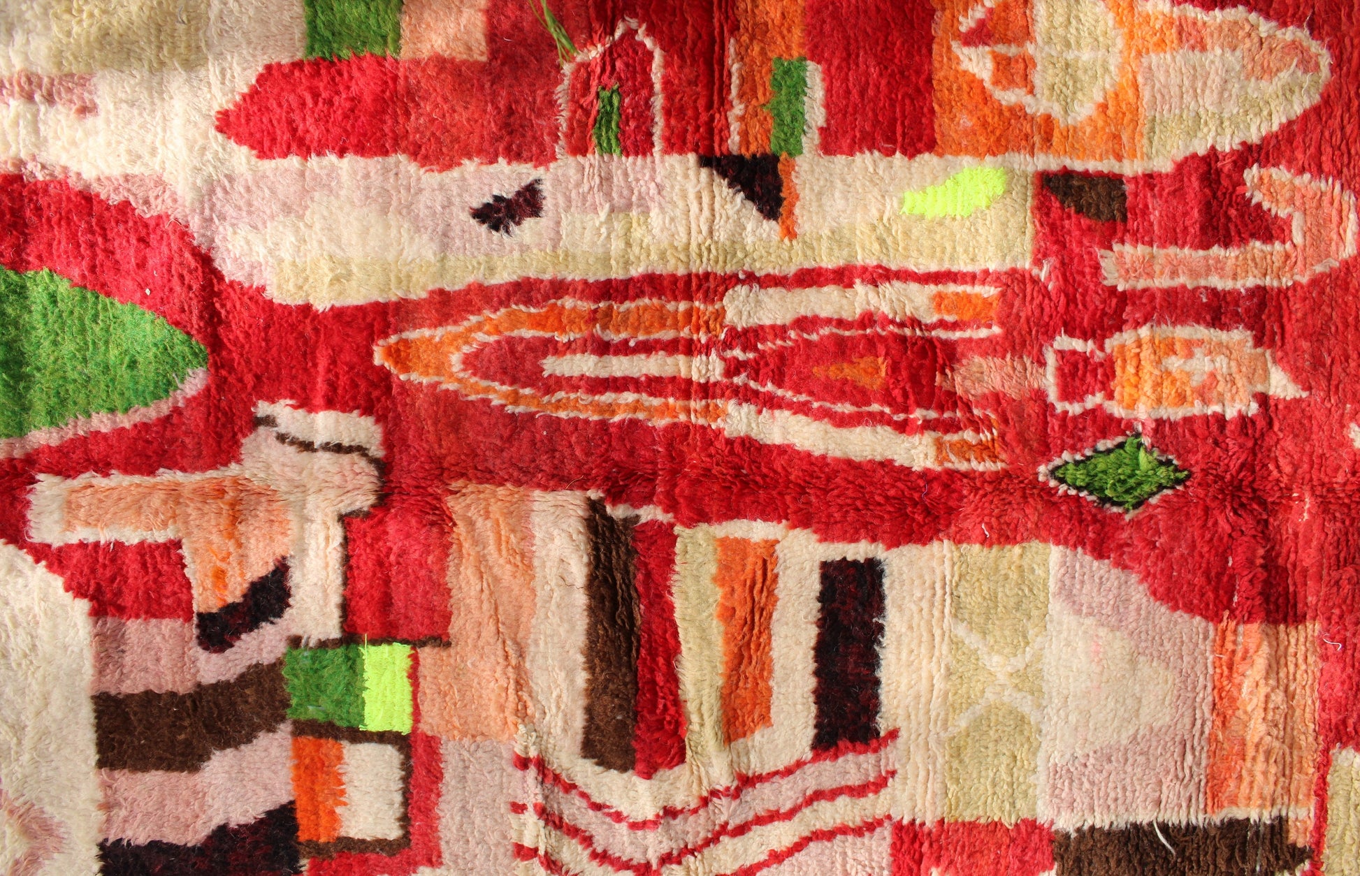 Morrocan Rug, Colorful Handmade Rug, Moroccan Rug Small, Vibrant Berber Rug, Vintage Area Rug, Beni Ourain Carpet, Boujad Rug, Teppich, Rugs