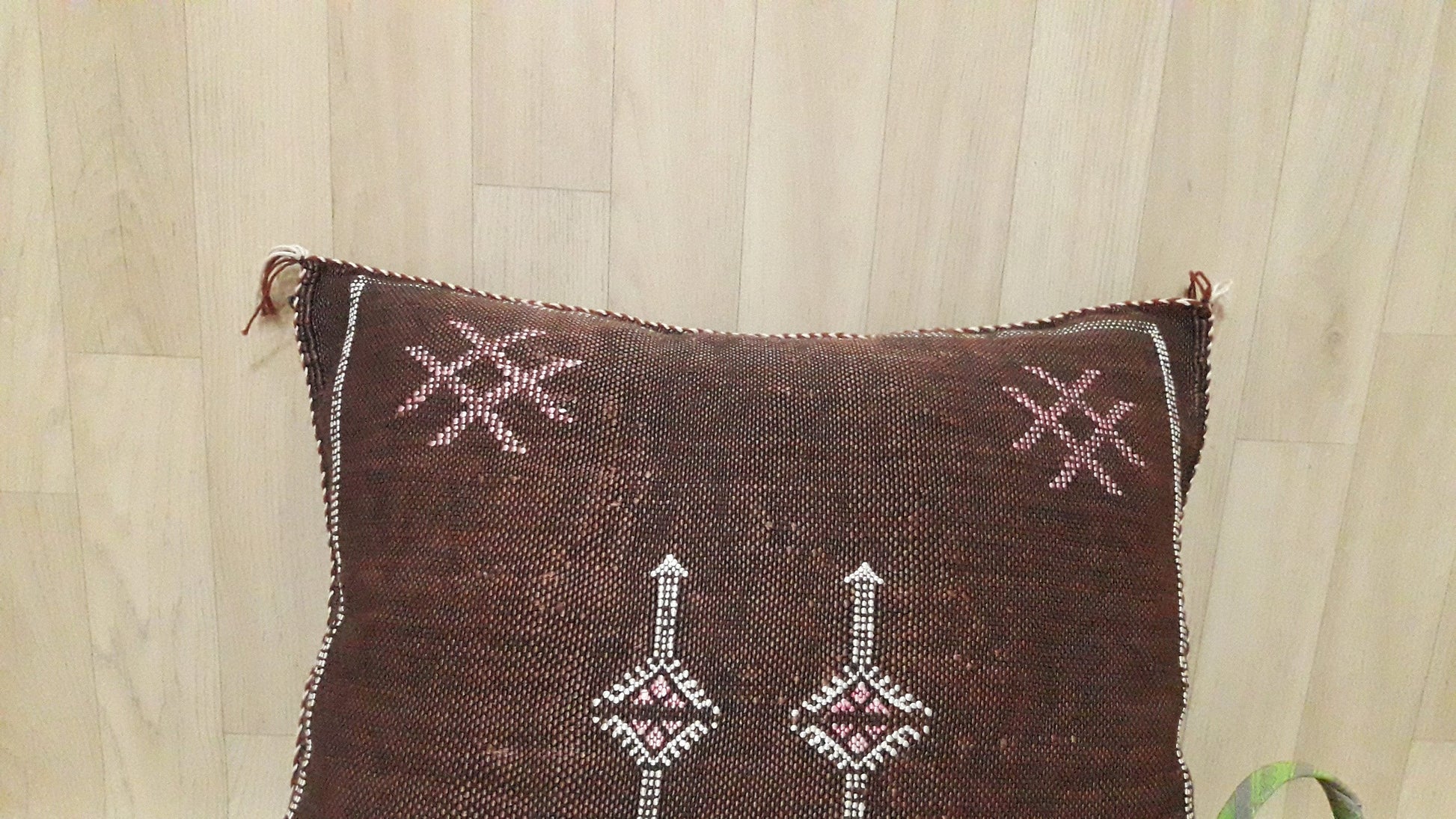 Cactus Silk Pillow Cover, Moroccan Sabra Cushion Cover , Boho Pillow, Sabra Cactus Silk Cushion,Decorative Sabra Silk Pillow