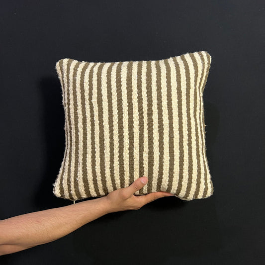 Handmade White Cushions - Cushions, Modern Berber Pillows, Berber Pillows, Ottoman , Wool Pillows, and Bohemian Decoration, Moroccan Pillow