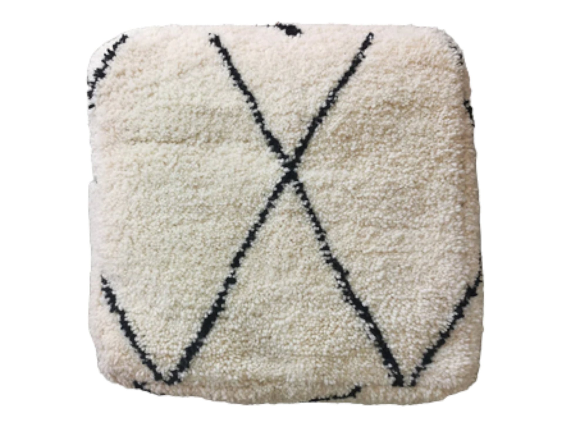 Handmade Moroccan Ottoman Pouf, Moroccan Kilim Pouf, Checker Ottoman, Moroccan Kilim Pouf, Berber Floor Cushion, Large Floor Cushion Seating