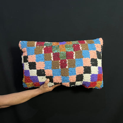 Exotic Boho Chic Moroccan Throw Pillows - Vintage Moroccan Pillows - Handmade Moroccan Pillows - Home Decor Pillowcase - Wool Pillow Covers