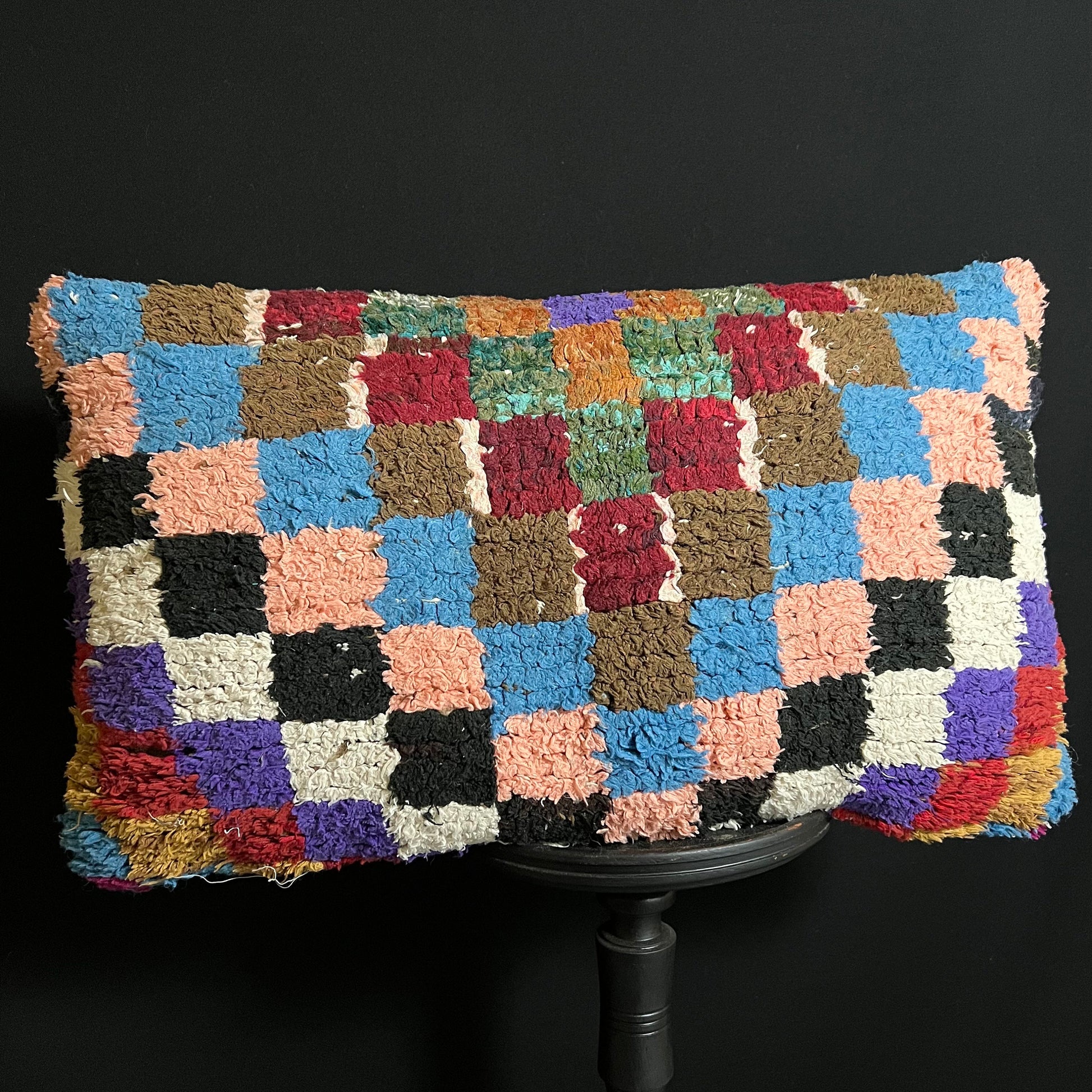Exotic Boho Chic Moroccan Throw Pillows - Vintage Moroccan Pillows - Handmade Moroccan Pillows - Home Decor Pillowcase - Wool Pillow Covers