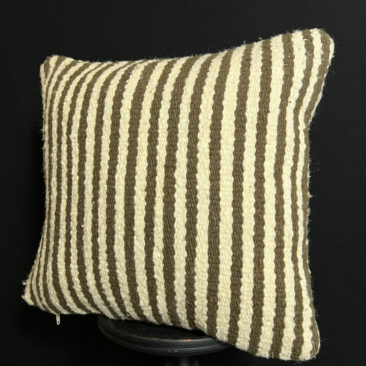 Handmade White Cushions - Cushions, Modern Berber Pillows, Berber Pillows, Ottoman , Wool Pillows, and Bohemian Decoration, Moroccan Pillow