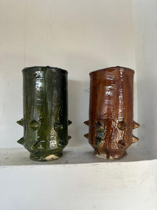 Terracotta, Tamegroute Decorative Vase, Natural Vases
