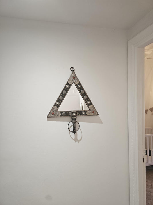 Moroccan Brass Mirror , Berber Mirror in Brass