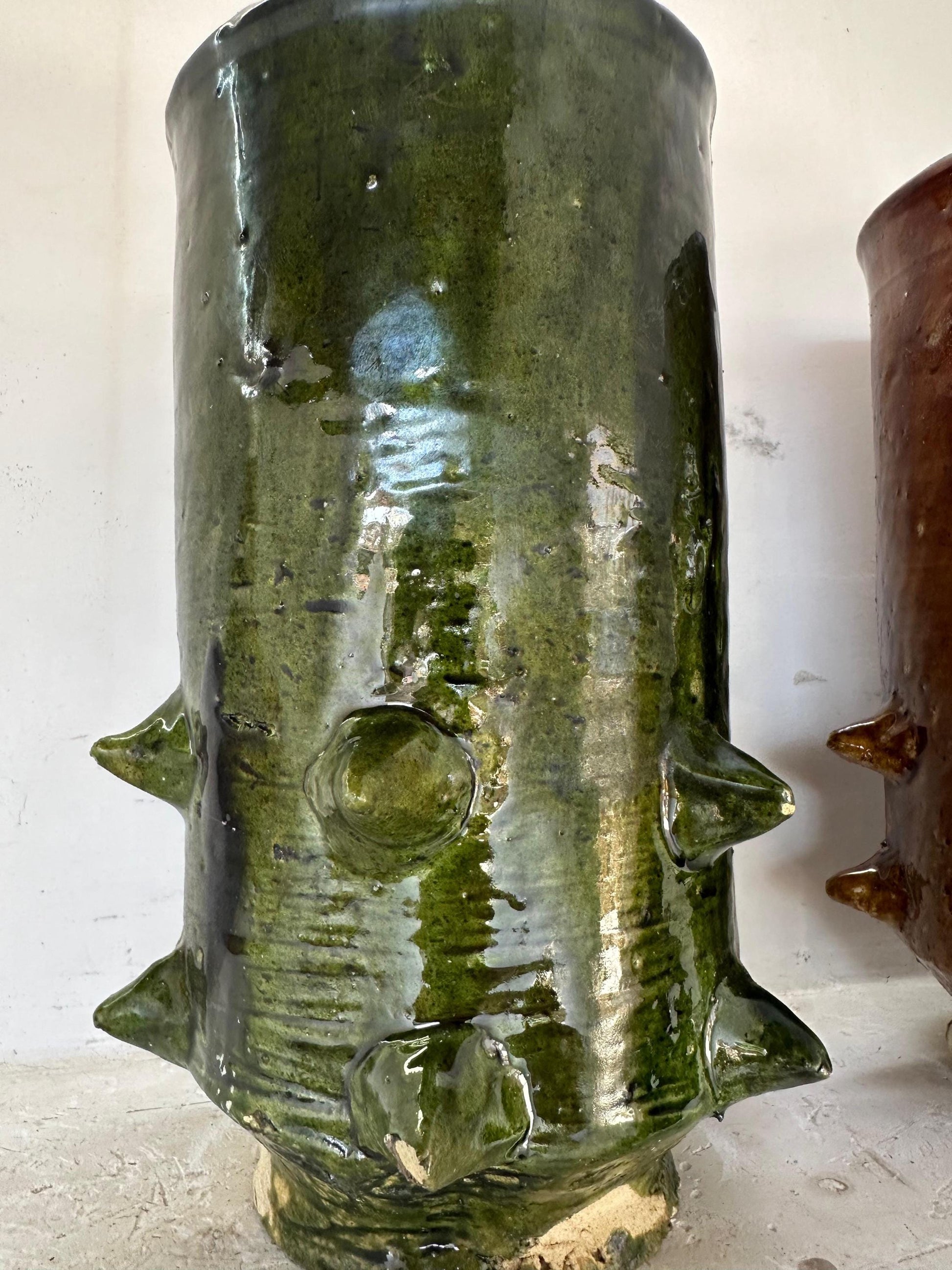 Terracotta, Tamegroute Decorative Vase, Natural Vases