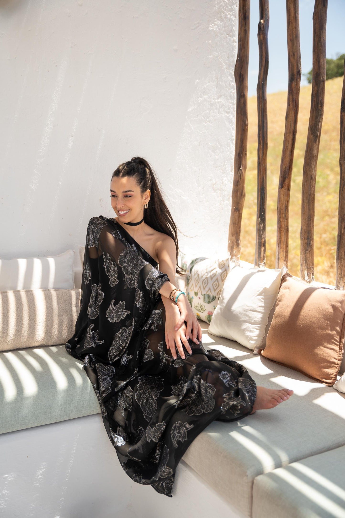 Women Kaftan, Handmade Moroccan Kaftan, One Shoulder Dress, Women Maxi Dress, Wedding Dress.