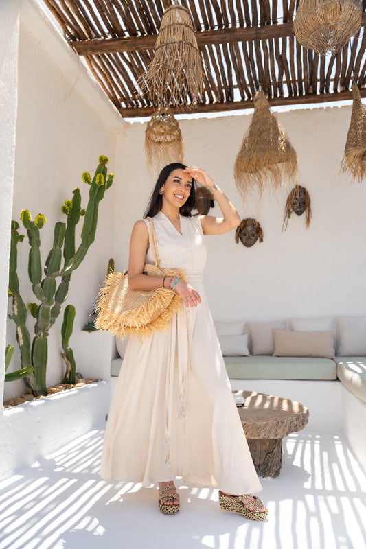 Linen Dress, Women Maxi Dress, Summer Dress, Handmade Boho Chic Dress