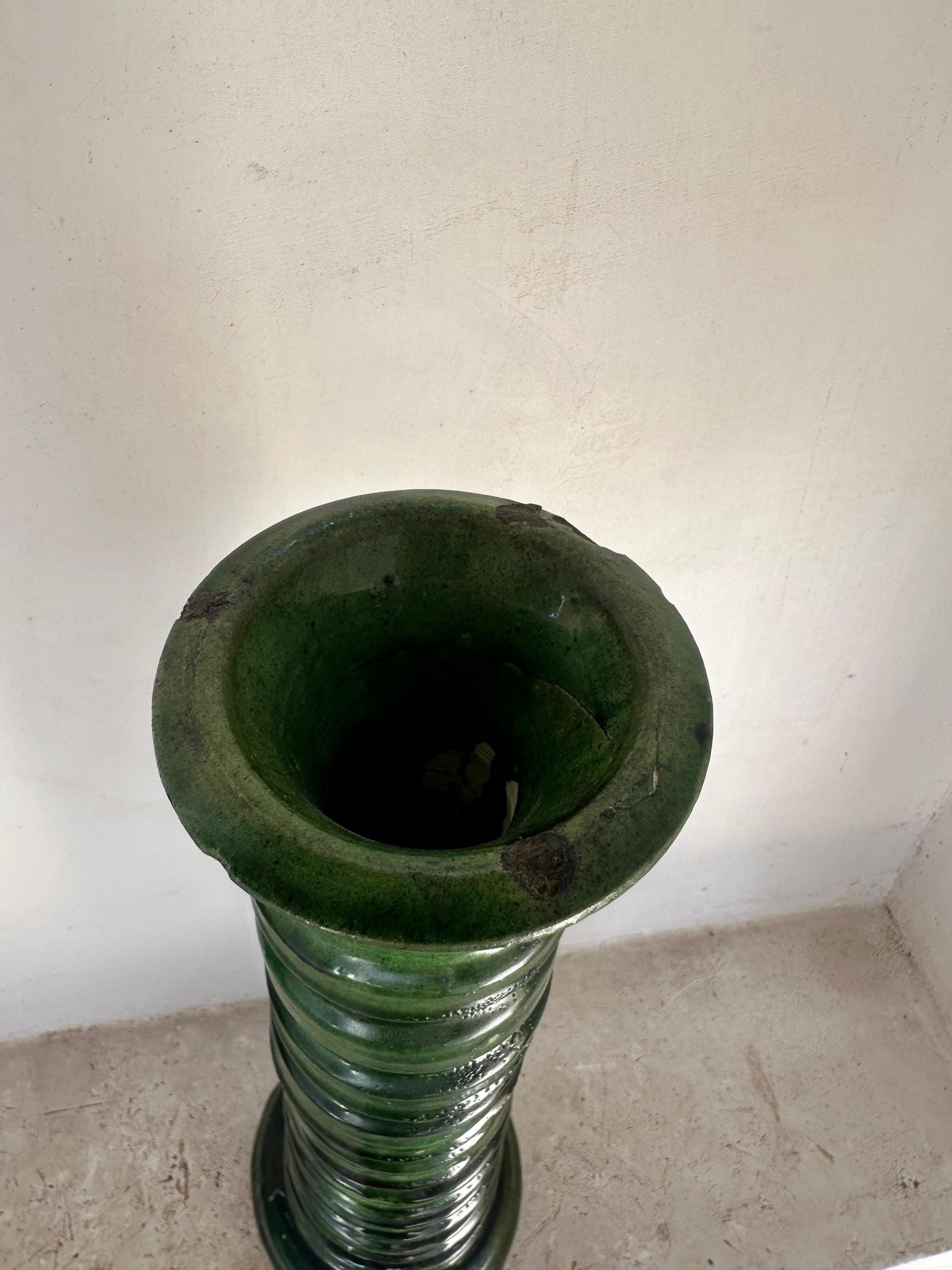 Green Tamegroute Candle Holder