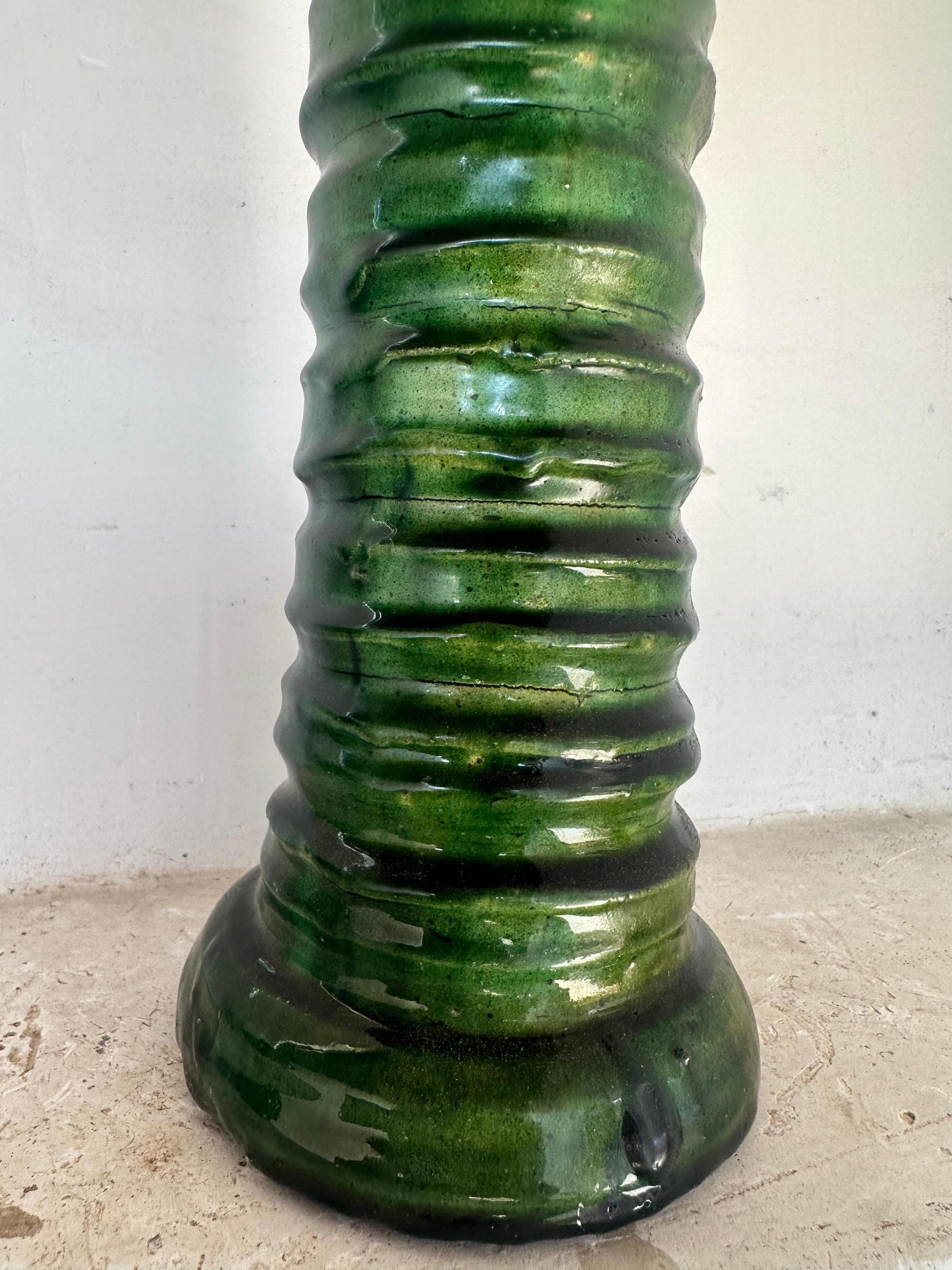 Green Tamegroute Candle Holder