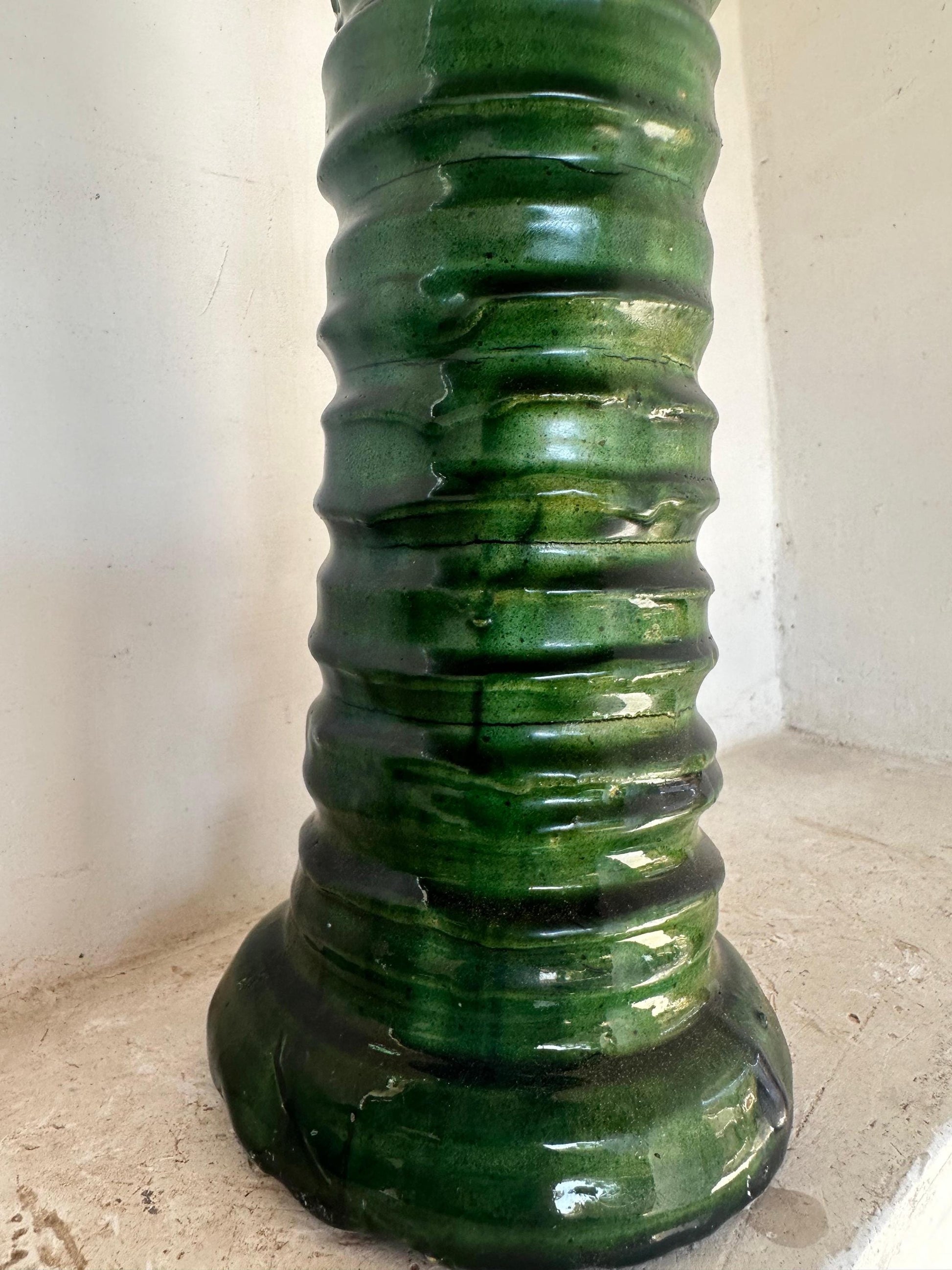 Green Tamegroute Candle Holder