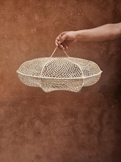 Raffia Pendant Light , Hanging Lamp Shade in Raffia