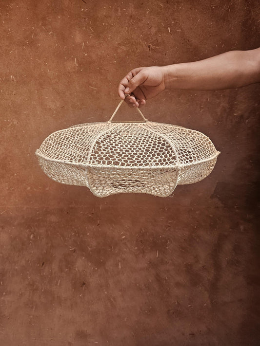 Raffia Pendant Light , Hanging Lamp Shade in Raffia