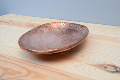 Solid Copper Hammered Soap Dish