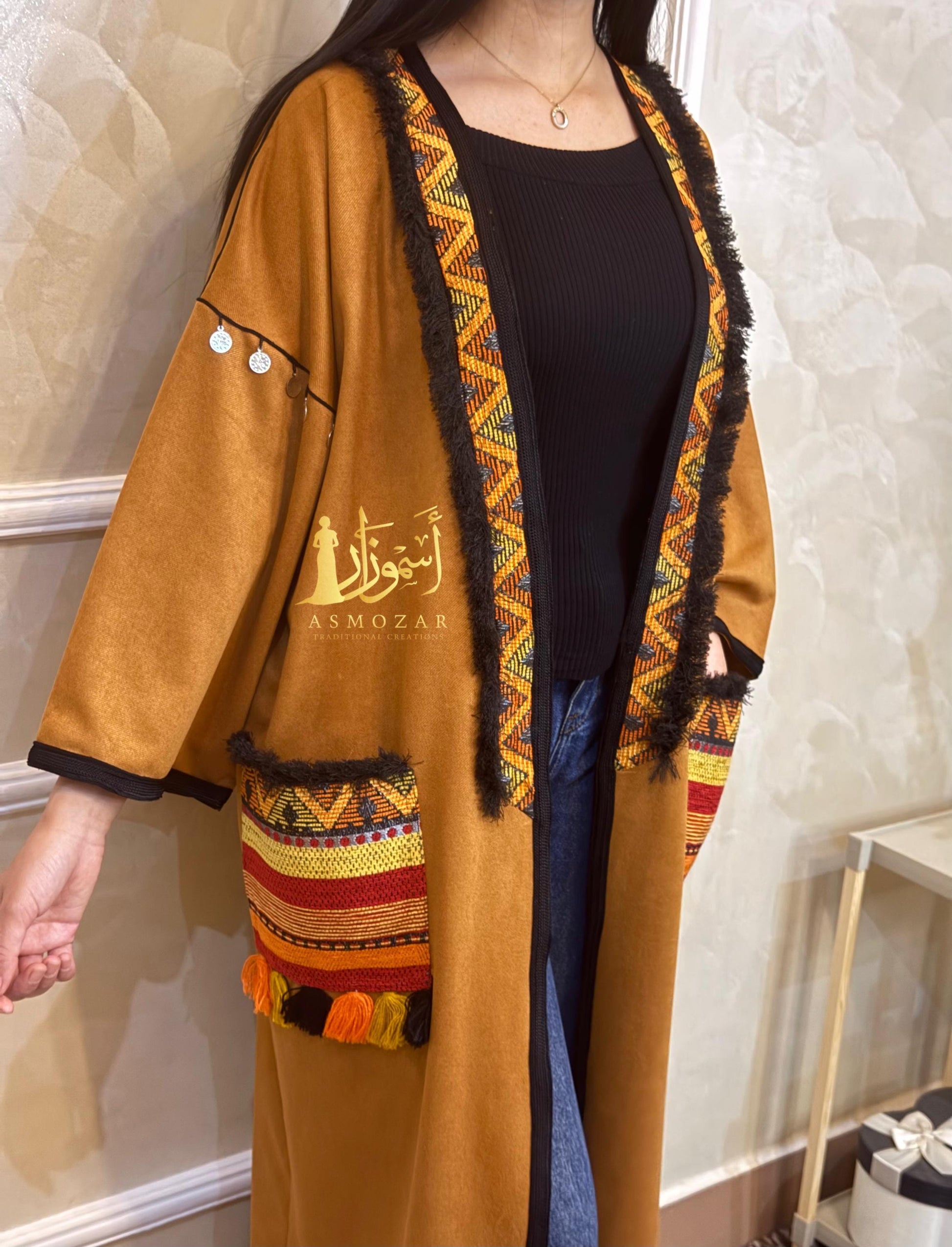 Camel Kimono, Traditional Kimono, Open Caftan, Oversized, Kimono, Woman Size Dress, Boho.