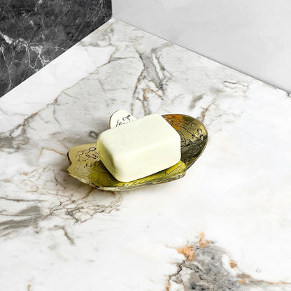 Handcrafted Moroccan Brass Soap Holder, Engraved Artisan Bathroom Decor, Soap Dish, Antique Brass, Soap Tray, Bathroom Accessories .