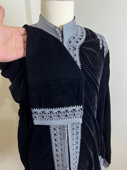 Royal Moroccan Men Tunic Caftan Breathable Fiber Cotton Hand Tread, Special Soft Tissue, Kaftan for Men, Djellaba for Men Comfy Loungewear