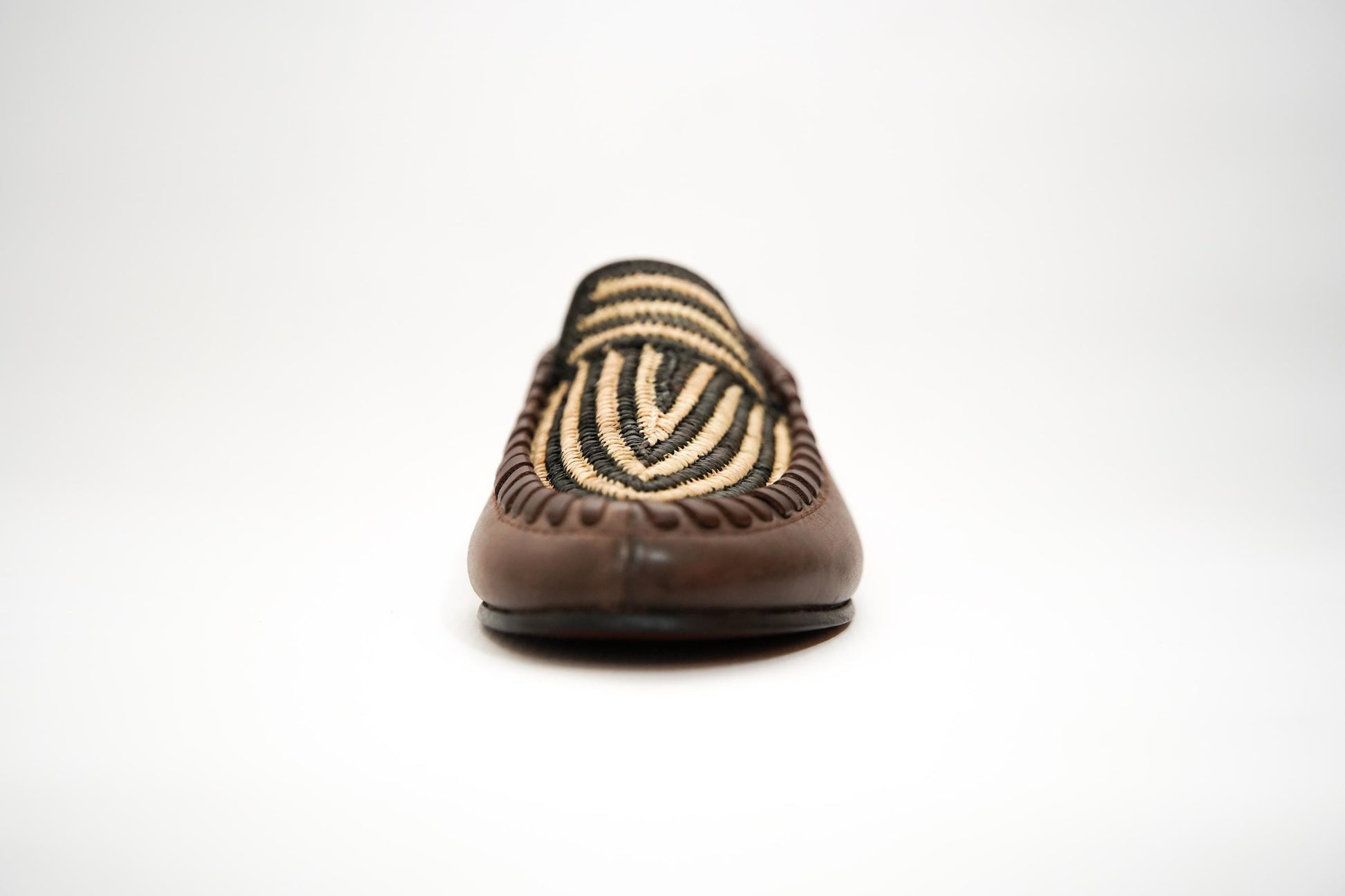 Handmade Moroccan Leather Moccasins with Vibrant Woven Design – Artisan Boho Loafers for Men & Women, Ethically Made Shoe.