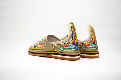 Handmade Moroccan Leather Babouche Slippers for Women, Embroidered Organic Sheepskin House Slippers, Moroccan Shoes, and Leather Babouche.