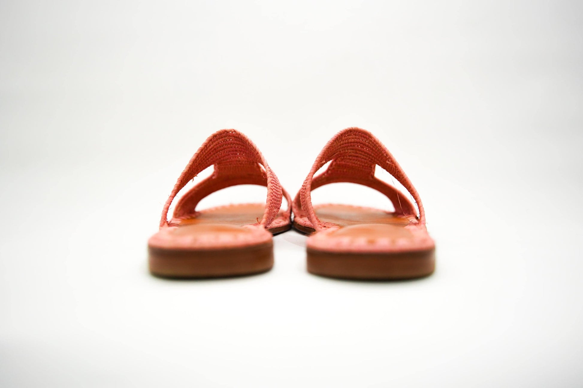 Handmade Raffia Slide Sandals, Comfortable, Lightweight Summer Shoes from Morocco