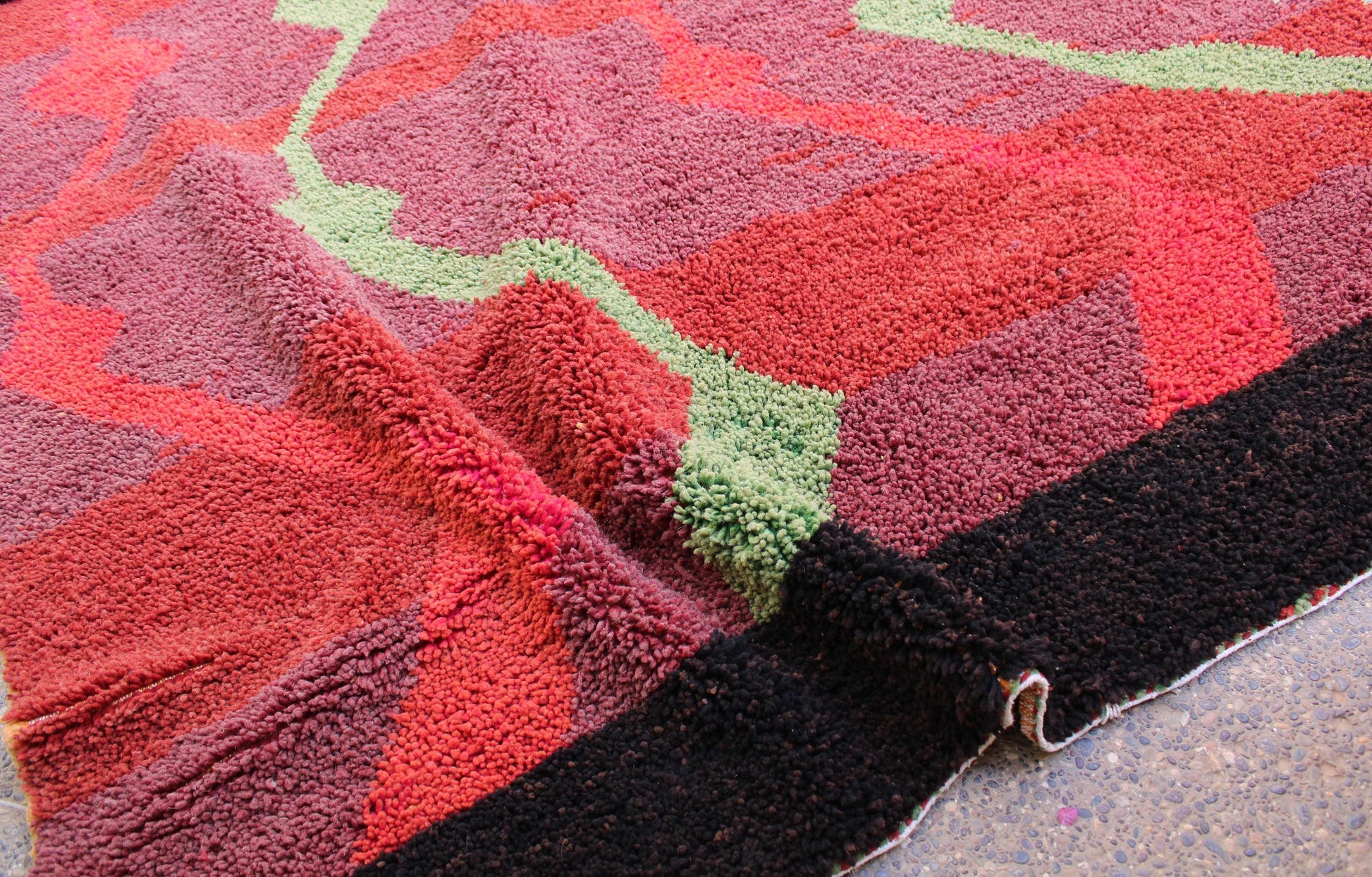Red Moroccan Rug, Red Wool Carpet, Beni Ourain Teppich, Berber Rug Morocco, Red Area Rugs, Natural Fiber Rugs, Rugs and Carpet, Red Boho Rug