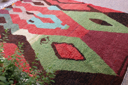 Red Moroccan Rug, Red Wool Carpet, Beni Ourain Teppich, Berber Rug Morocco, Red Area Rugs, Natural Fiber Rugs, Rugs and Carpet, Red Boho Rug
