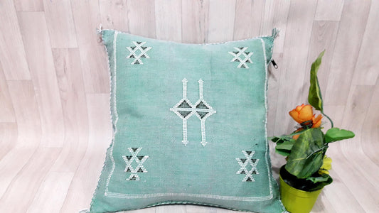 Cactus Silk Pillow Cover, Moroccan Sabra Cushion Cover , Boho Cushion, Sabra Cactus Silk Cushion,Home Decor