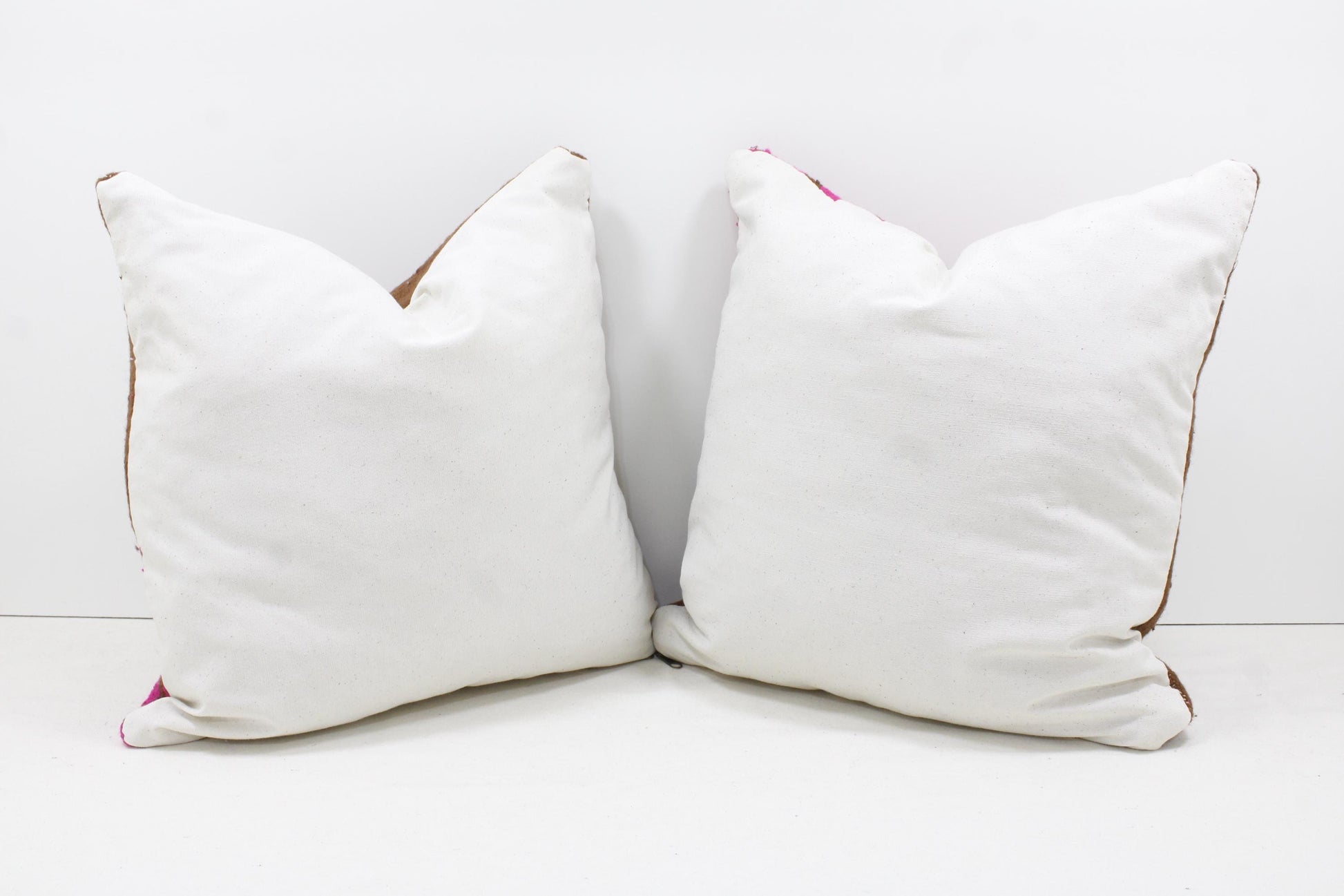 Set of 2 Vintage Moroccan Pillows 100% Wool , Absolutely Gorgeous Pillow Floor Pillow Moroccan Berber Home Design Handmade Kilim Berber