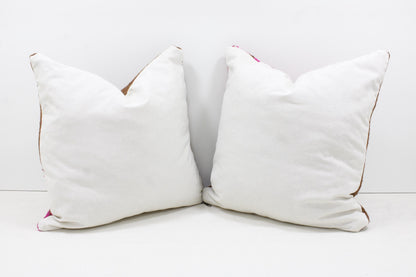 Set of 2 Vintage Moroccan Pillows 100% Wool , Absolutely Gorgeous Pillow Floor Pillow Moroccan Berber Home Design Handmade Kilim Berber