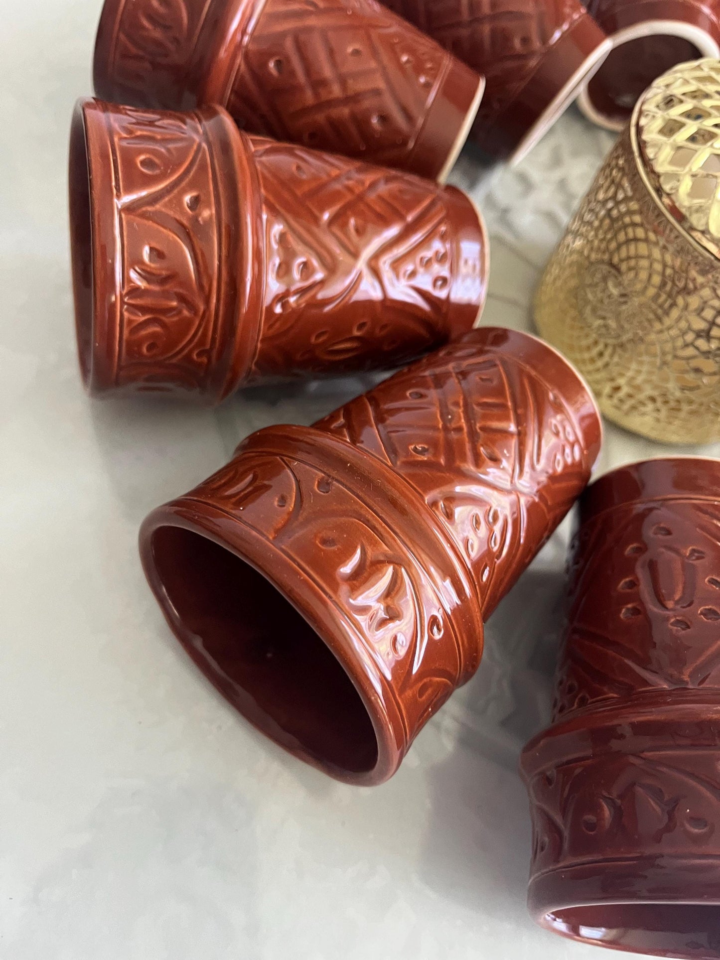 Moroccan Beldi Mug, Handmade, Boho Ceramic Tea Mug from Morocco