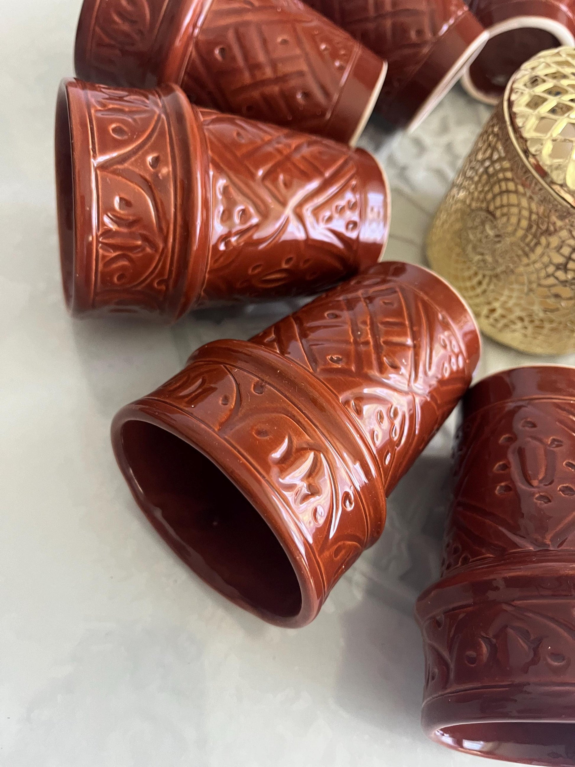 Moroccan Beldi Mug, Handmade, Boho Ceramic Tea Mug from Morocco