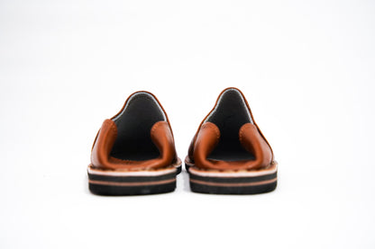 Handmade Moroccan Babouche Leather Slippers for Men, Uthentic Sheepskin Slip-Ons, Comfortable and Durable