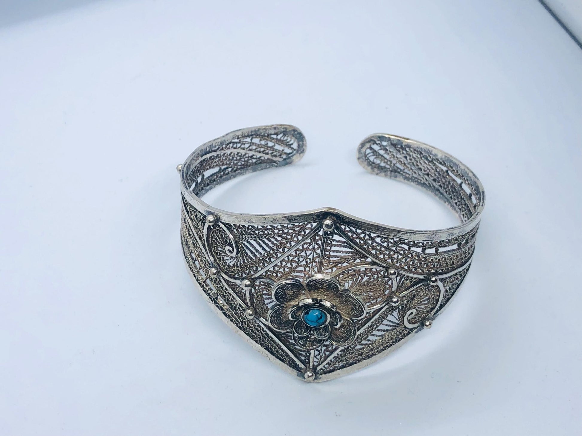 Handcrafted Silver Bracelet, Silver Filigree Bracelet, Traditional Work, Craft Jewelry