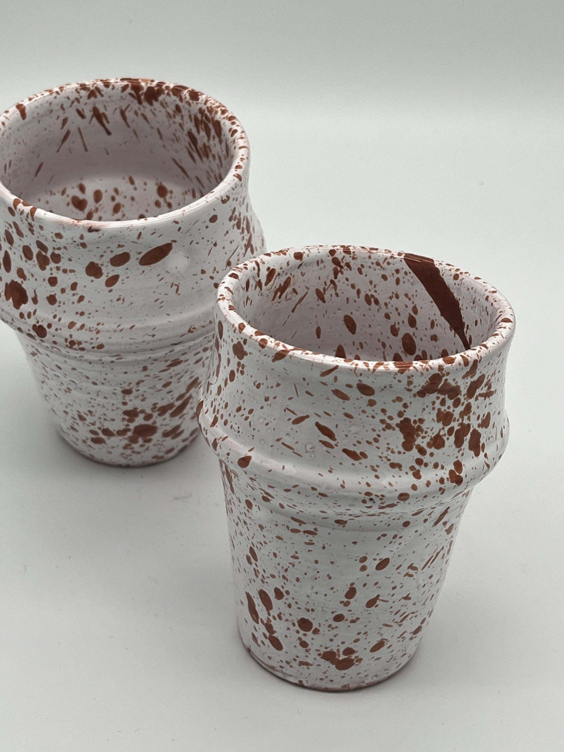 Moroccan Beldi Mug, Handmade, Boho Ceramic Tea Mug from Morocco