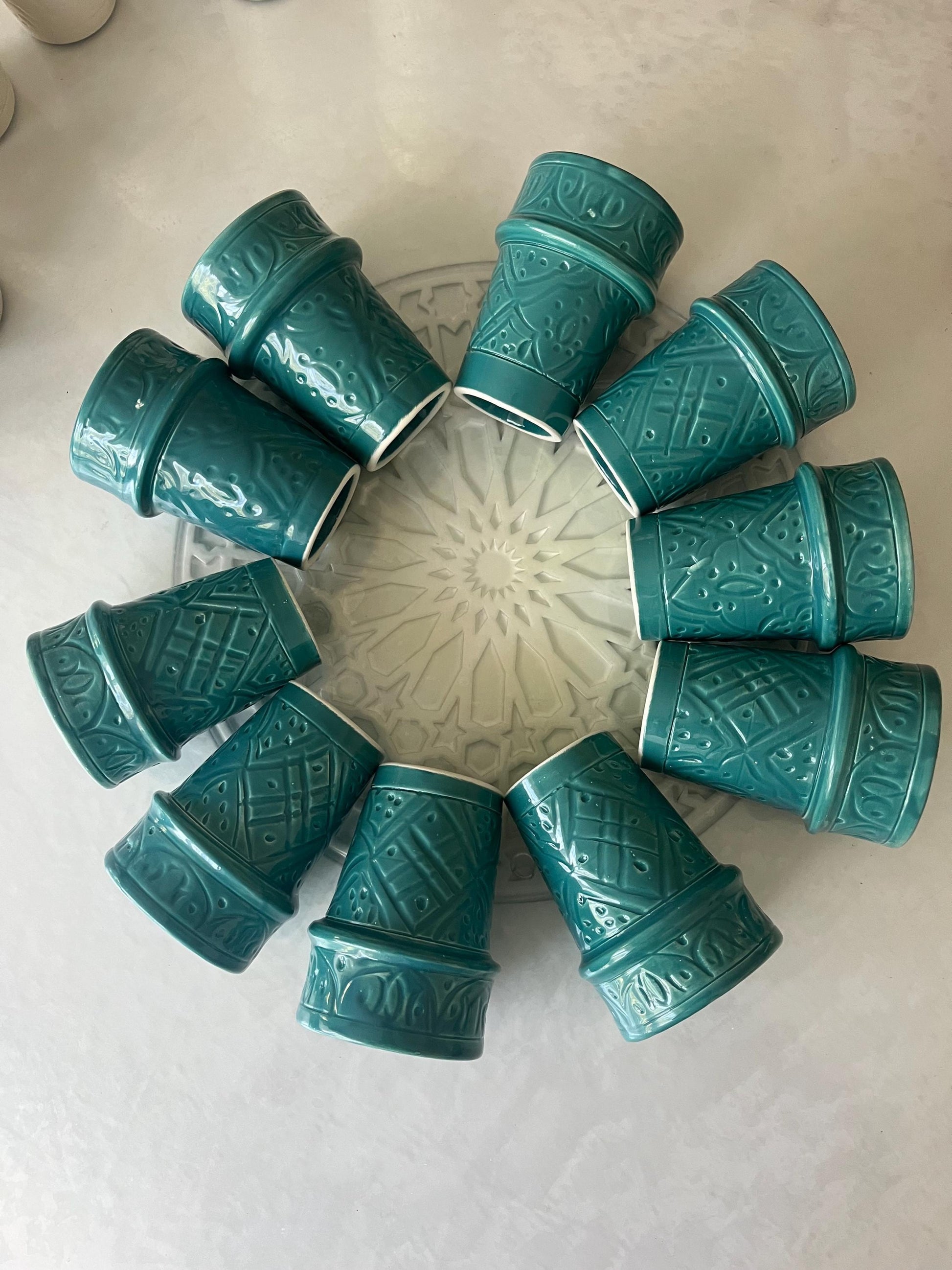 Moroccan Beldi Mug, Handmade, Boho Ceramic Tea Mug from Morocco
