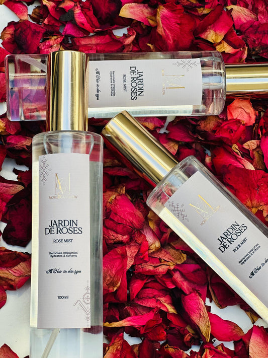 Moroccan Pure Rose Water - 100% Natural - Jardin De Roses - Floral Spiritual Rose Water 100Ml