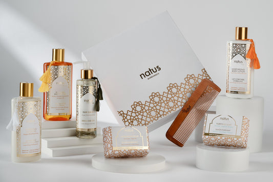 The Moroccan Vibrations – Natus MARRAKECH – Beauty Set with Argan Oil – Moroccan Natural Skincare – Women – Vegan & Handmade