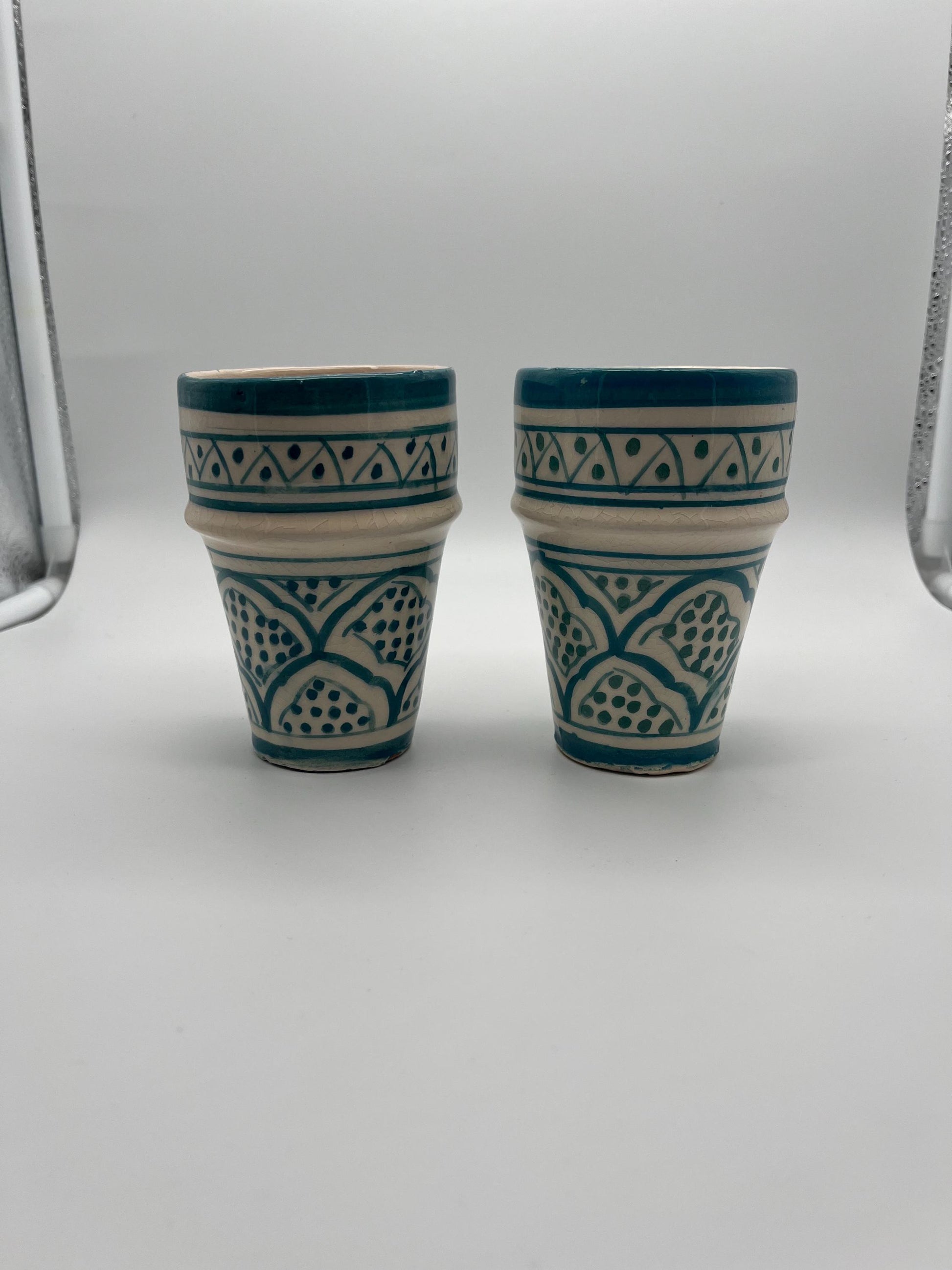 Moroccan Beldi Mug, Handmade, Boho Ceramic Tea Mug from Morocco