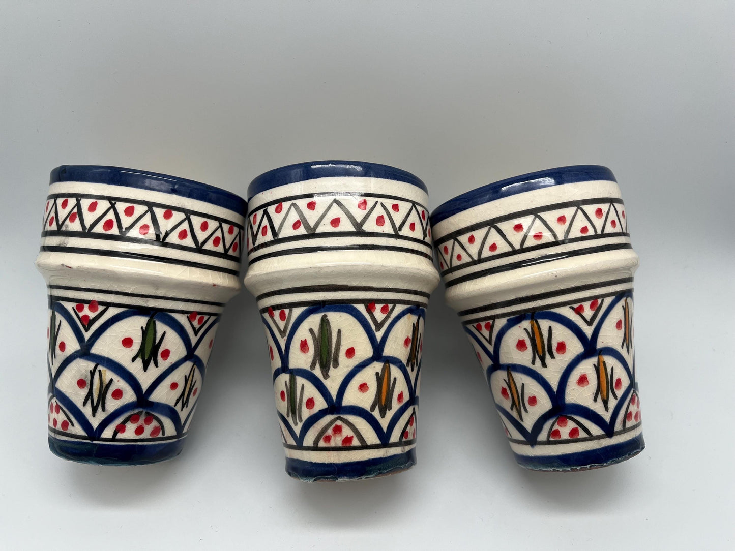 Moroccan Beldi Mug, Handmade, Boho Ceramic Tea Mug from Morocco