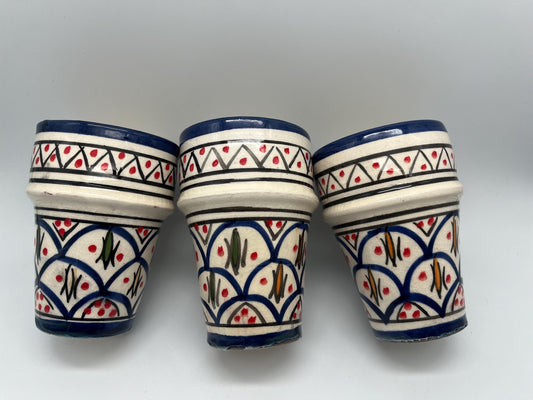 Moroccan Beldi Mug, Handmade, Boho Ceramic Tea Mug from Morocco