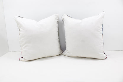 Set of 2 Vintage Moroccan Pillows 100% Wool , Absolutely Gorgeous Pillow Floor Pillow Moroccan Berber Home Design Handmade Kilim Berber