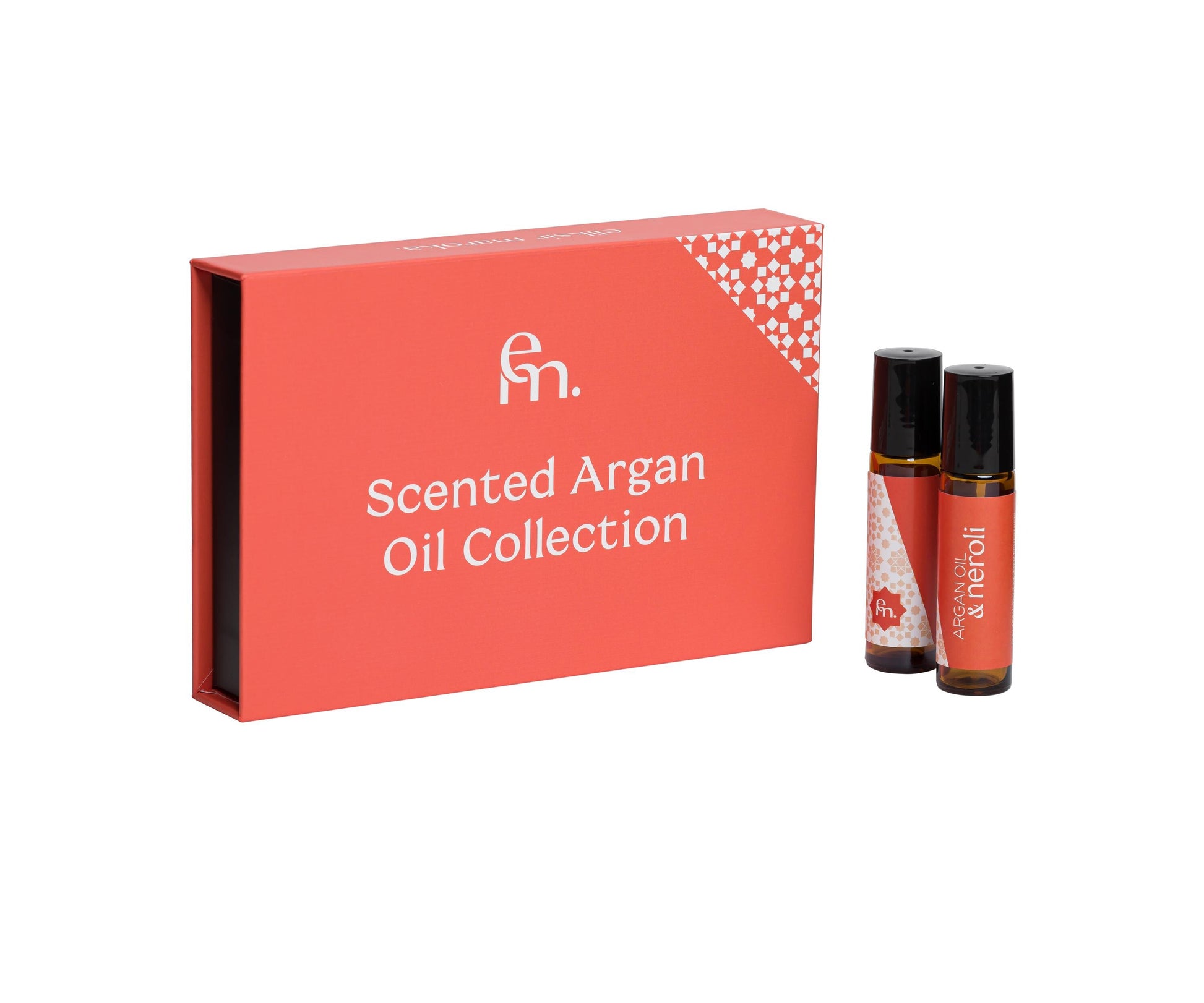 Organic Scented Argan Oil Set – Nourishing Skincare Gift for Hair & Body – Musk, Gardenia, Green Tea and More