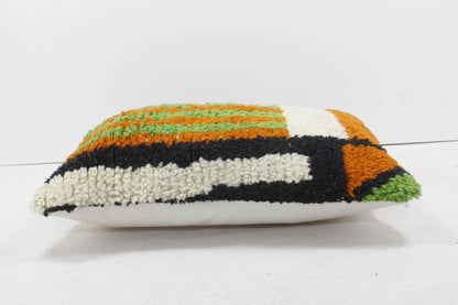 Vintage Moroccan Pillows 100% Wool ,Absolutely Gorgeous Pillow Floor Pillow Moroccan Berber Home Design Handmade Kilim Berber P213