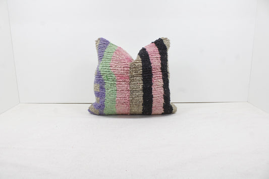 Vintage Moroccan Pillows 100% Wool ,Absolutely Gorgeous Pillow Floor Pillow Moroccan Berber Home Design Handmade Kilim Berber P204