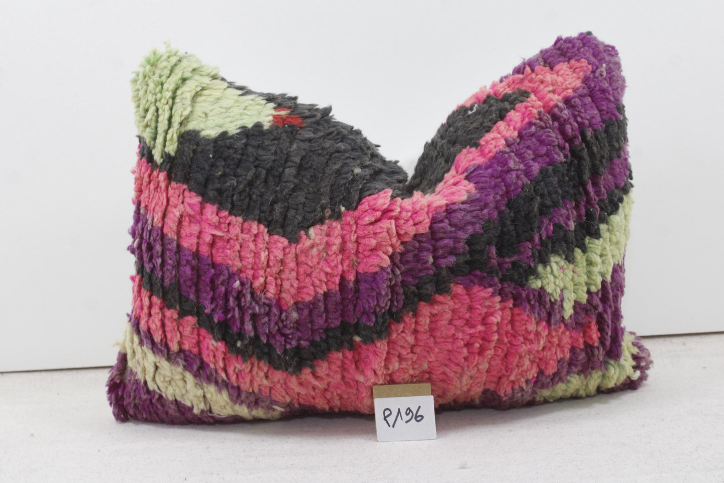 Vintage Moroccan Pillows 100% Wool ,Absolutely Gorgeous Pillow Floor Pillow Moroccan Berber Home Design Handmade Kilim Berber P196