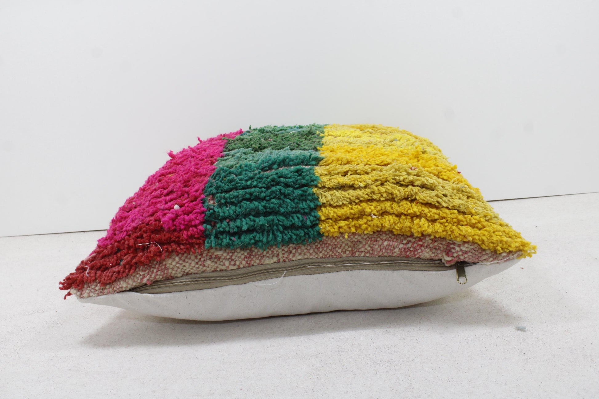 Vintage Moroccan Pillows 100% Wool ,Absolutely Gorgeous Pillow Floor Pillow Moroccan Berber Home Design Handmade Kilim Berber P195