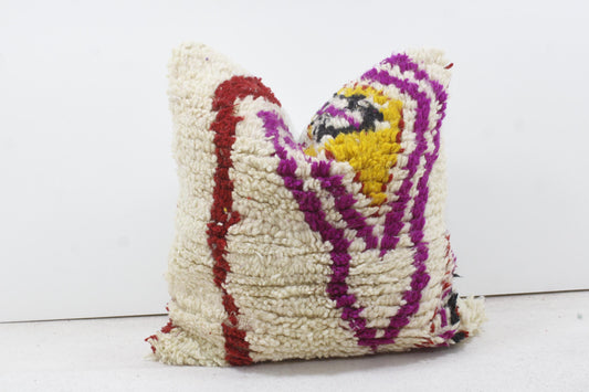 Vintage Moroccan Pillows 100% Wool ,Absolutely Gorgeous Pillow Floor Pillow Moroccan Berber Home Design Handmade Kilim Berber P192