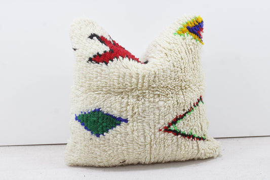 Vintage Moroccan Pillows 100% Wool ,Absolutely Gorgeous Pillow Floor Pillow Moroccan Berber Home Design Handmade Kilim Berber P189